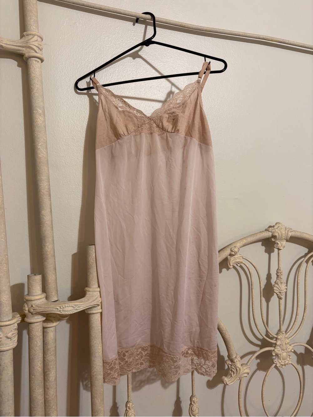 1950s vintage sexy slip dress
